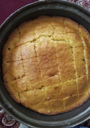عکسی از دستور کیک زعفرانی