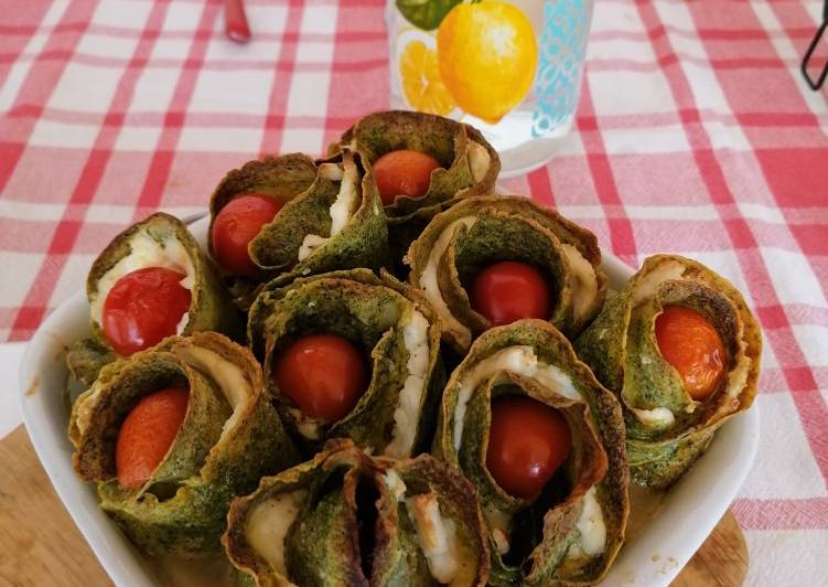 Recetta di Qualsiasi sera della settimana Crespelle tricolori