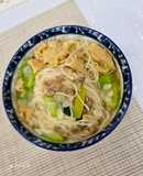 豆皮絲瓜麵線