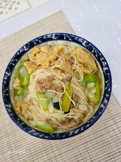 豆皮絲瓜麵線 的食譜成品照片