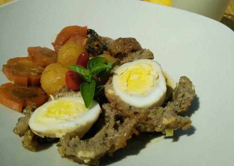 Langkah memasak Egg-wrapped Beef Stew (Semur Daging) Anti Gagal