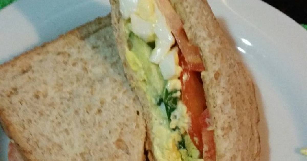 Sandwich Telur Rebus 1 235 resep mayo sandwich enak dan sederhana Cookpad