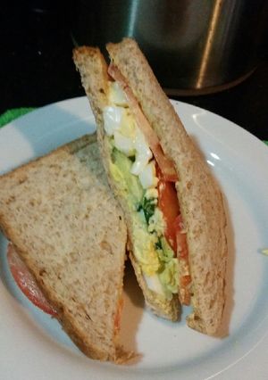 Foto resep Sandwich telur mayonaise