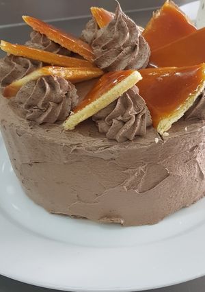 Una foto de Torta Dobos