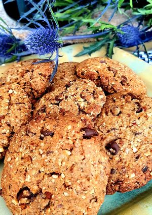 Une photo de Cookies sarrasin choco noisette
