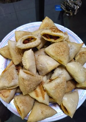 Una foto de Empanadas de queso y salchicha Estilo oriental