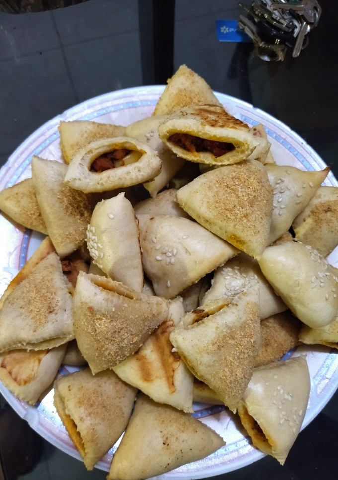 Una foto de Empanadas de queso y salchicha Estilo oriental