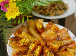 Hình của món Chả Giò Bắp Chay.