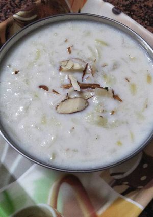 A picture of Lauki kheer.