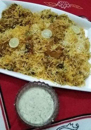 A picture of Special degi biryani.