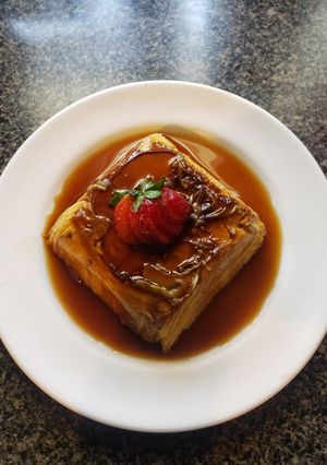 Una foto de Flan de cajita