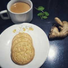 A picture of Masala mint chai.