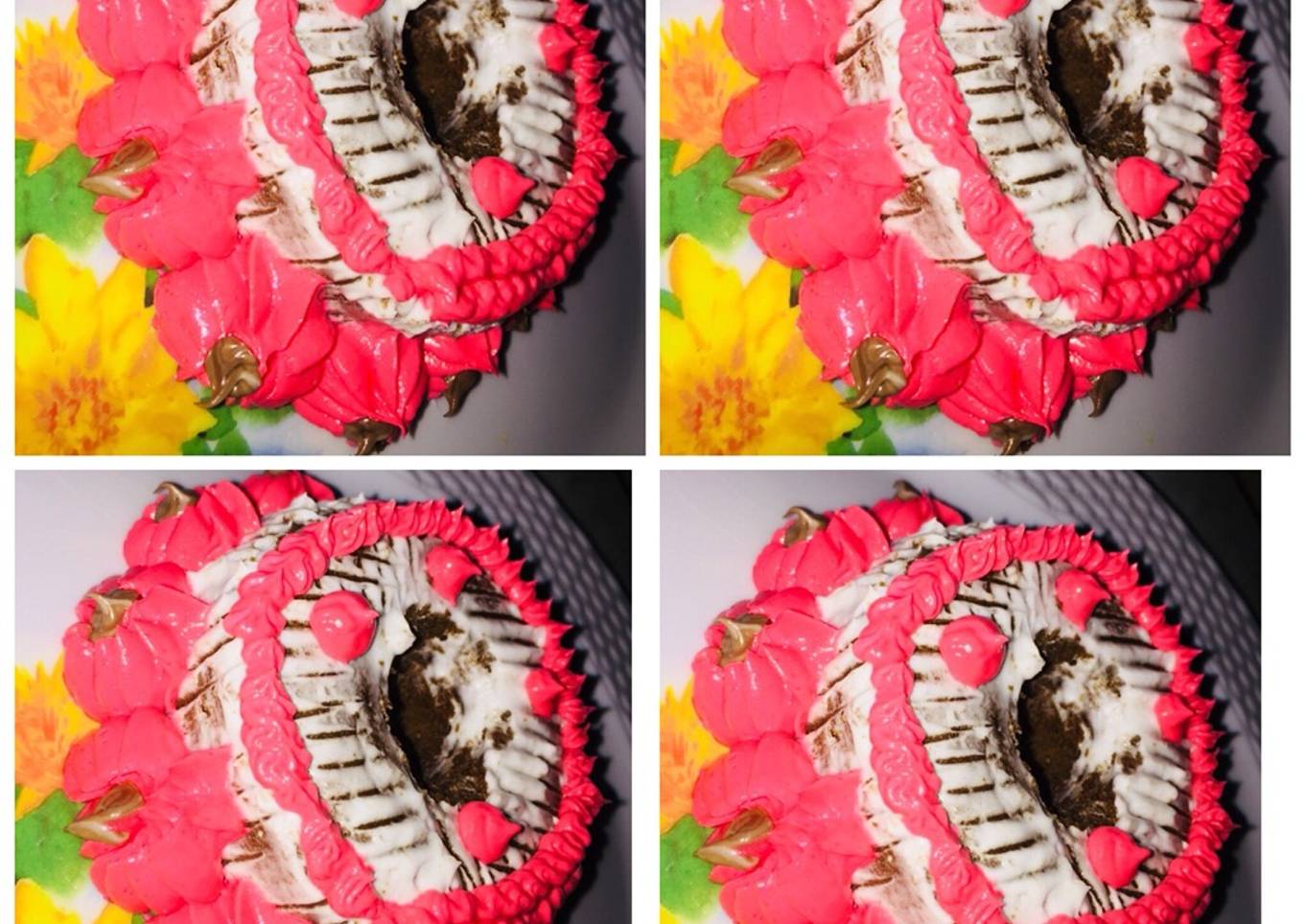 Donut shaped cake