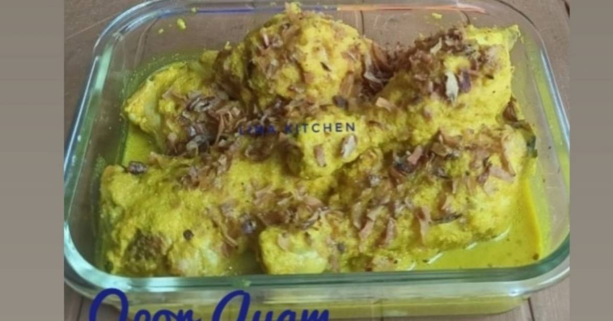 Resep Opor Ayam Dengan Bahan Sederhana