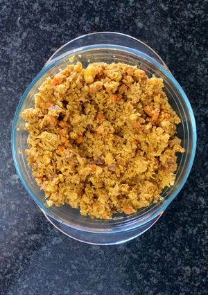 A picture of Curried Cauliflower Rice.