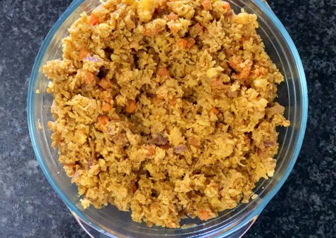 Curried Cauliflower Rice