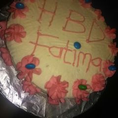 A picture of Birthday cake.