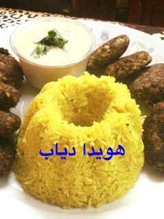 صورة لوصفة برجر بالارز المسلوق