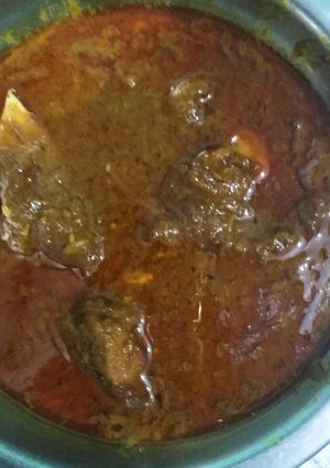 A picture of Spicy mutton Curry.