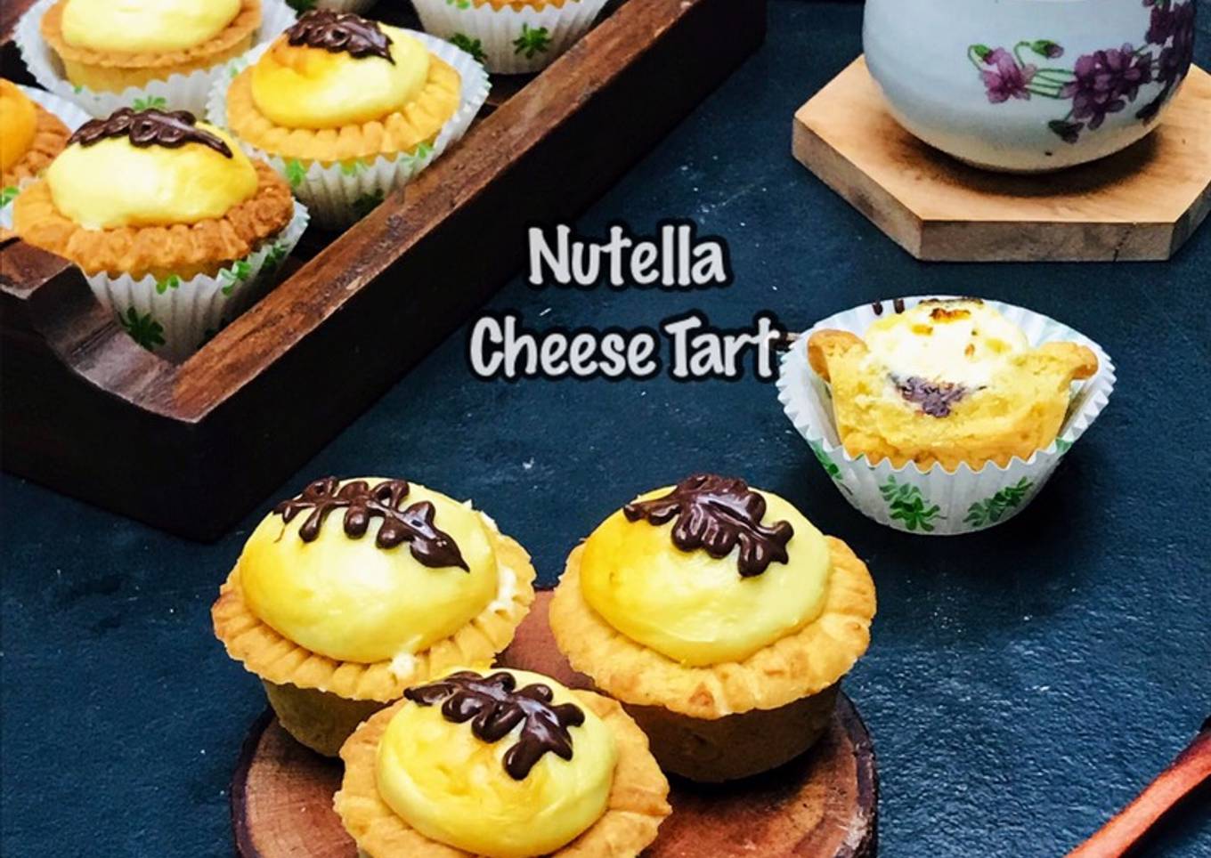 Nutella Cheese Tart (Cheese Tart Buncit)
