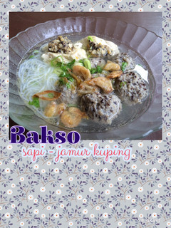 Foto resep Bakso Sapi - Jamur Kuping