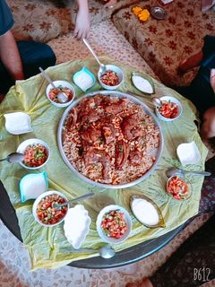 صورة لوصفة قدرة خليلية بالدجاج