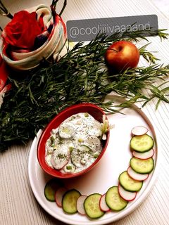 عکسی از دستور سالاد خیار با تربچه 🥒🥗