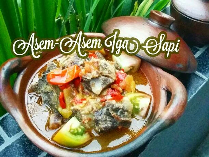 Langkah Mudah untuk Membuat Resep Asem-Asem Iga Sapi Anti Ribet, Sempurna