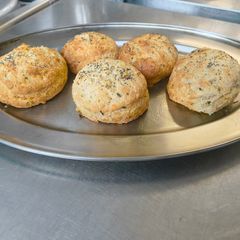 A picture of Cheese and Chive Scones.