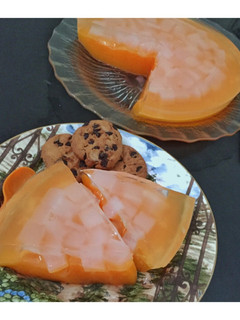 Foto resep Puding susu nata de coco and biskuit ala windaevi