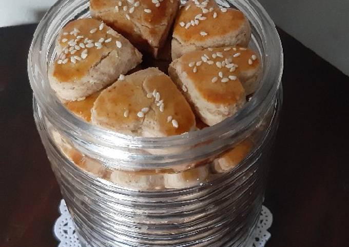 Peanut cookies (kue kacang jadul)