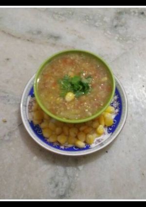 A picture of Sweet corn soup.
