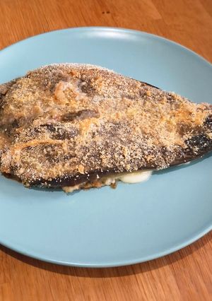Una foto de Cachopo de berenjena x