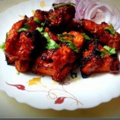 A picture of Chicken tikka.