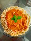 Salsa para pasta a mi estilo con Tomate y Huevo