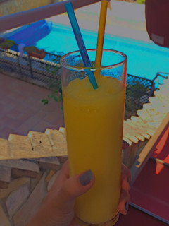 Una foto de Sorbete mango-Lima saludable