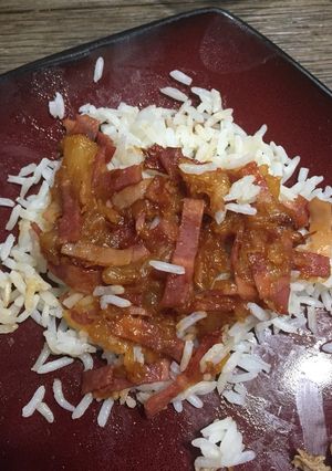 A picture of Hawaiian BBQ Rice.