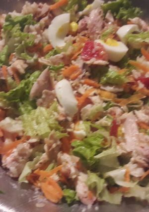 Una foto de Salpicón de pollo al horno