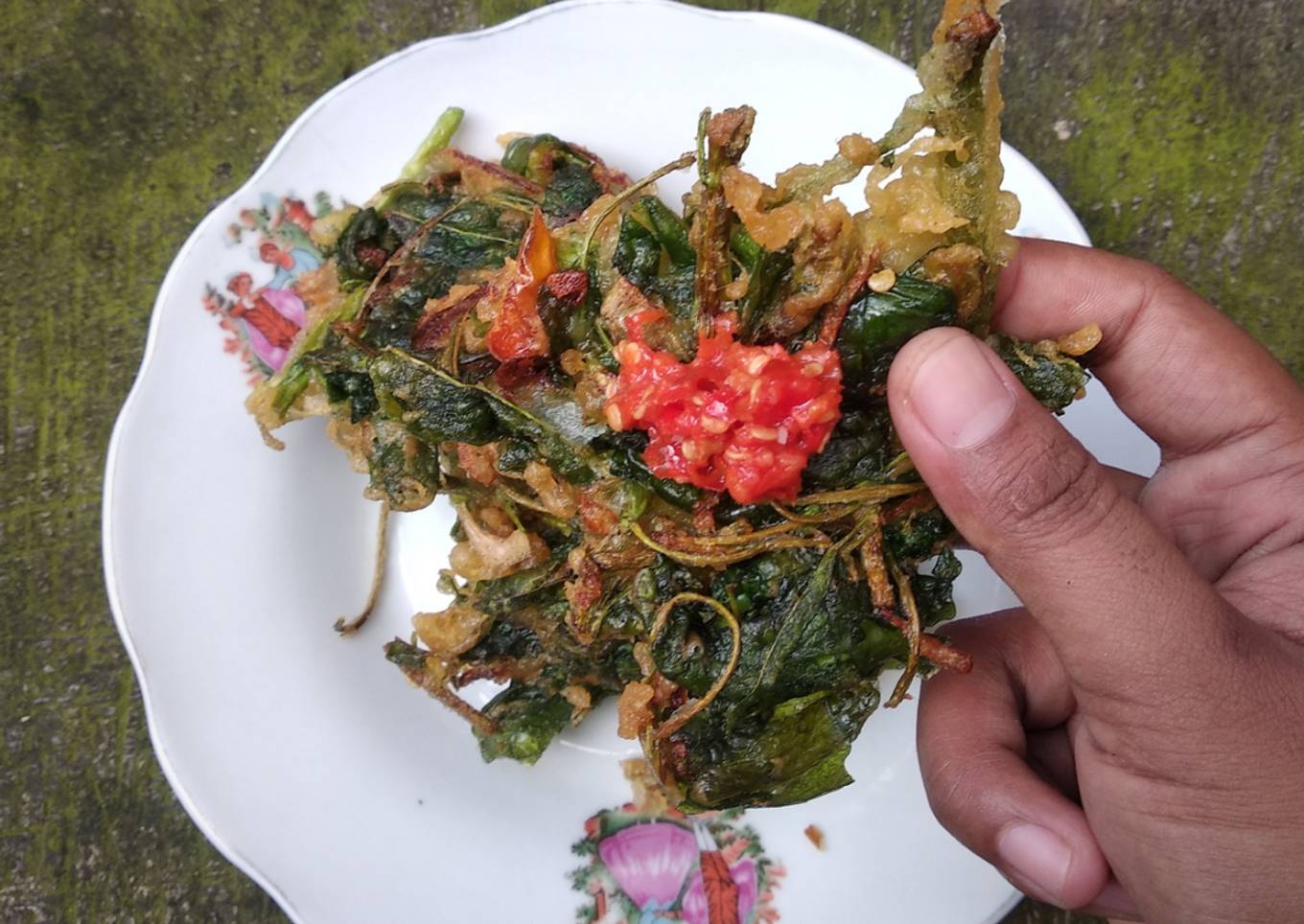 Bakwan Kangkung