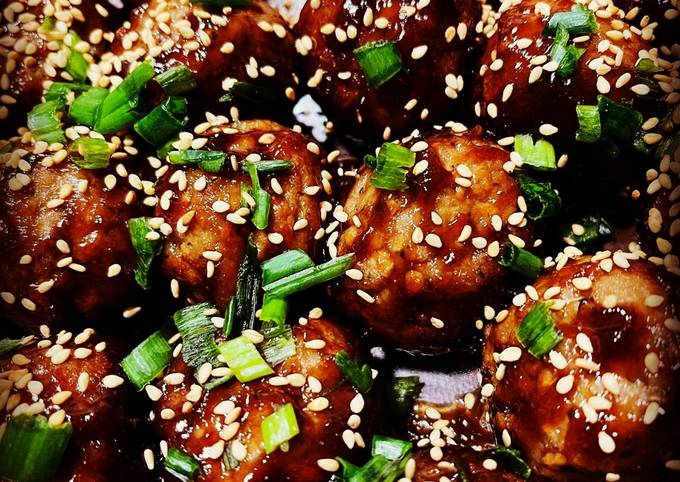 Easy Asian Glazed Meatballs