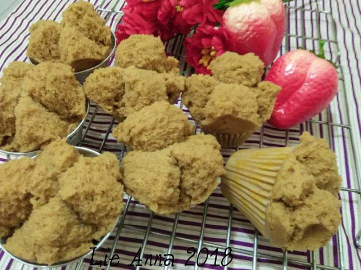 Cara Mudah Membikin Resep (24)#3 Bolu Kukus Gula Merah (Mekar Bersemi Indah😁) yang Enak Banget Anti Ribet, Menggugah Selera