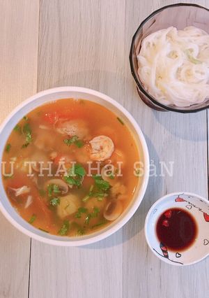 Hình của món Lẩu thái hải sản - ăn dặm.