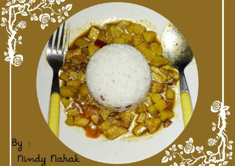 Langkah Mudah untuk memasak Nasi Kari Khas Jepang yang Enak Banget