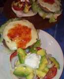 Hamburguesa Oriental con mozzarella
