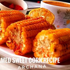 A picture of Steamed sweet corn.