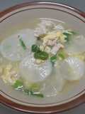 Sup Lobak Ayam Telur