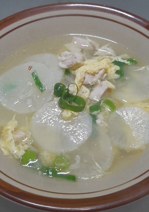 Foto resep Sup Lobak Ayam Telur