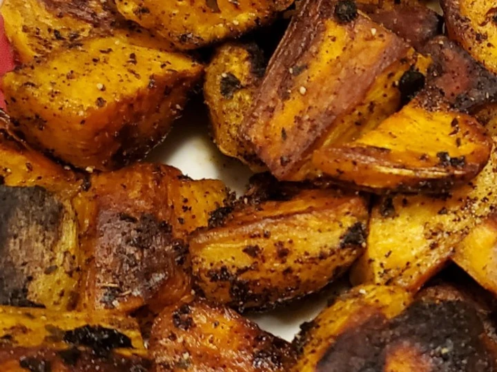 Recipe Roasted Savory Sweet Potatoes the Delicious Can spoil the tongue