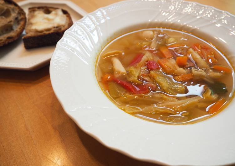 Step-by-Step Guide to Prepare Any-night-of-the-week Japanese Detox Vegetables Soup