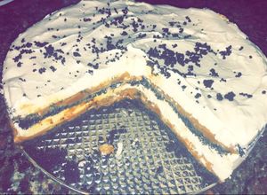 Una foto de Torta oreo doble